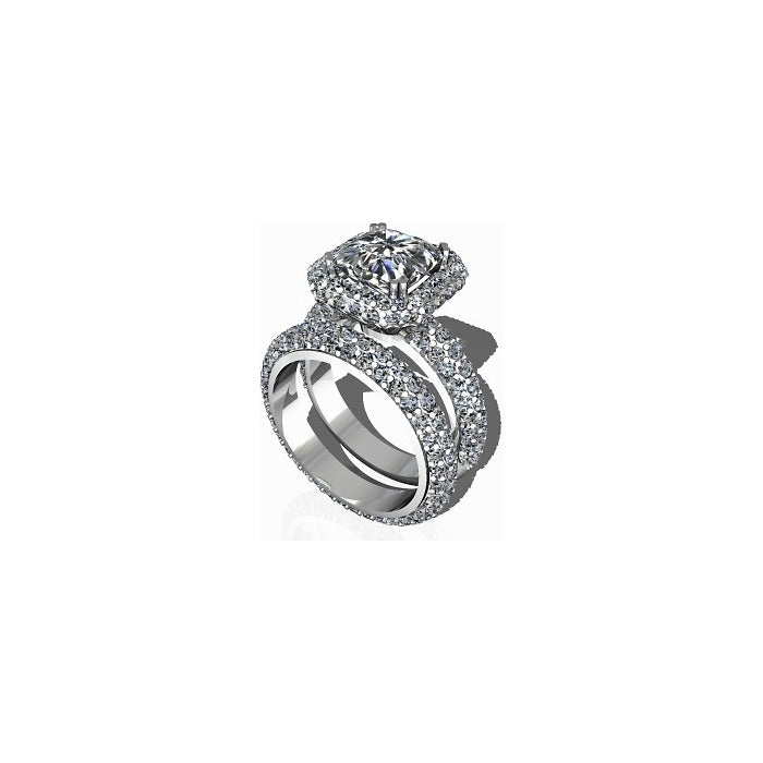 Traditional Halo Engagement Ring