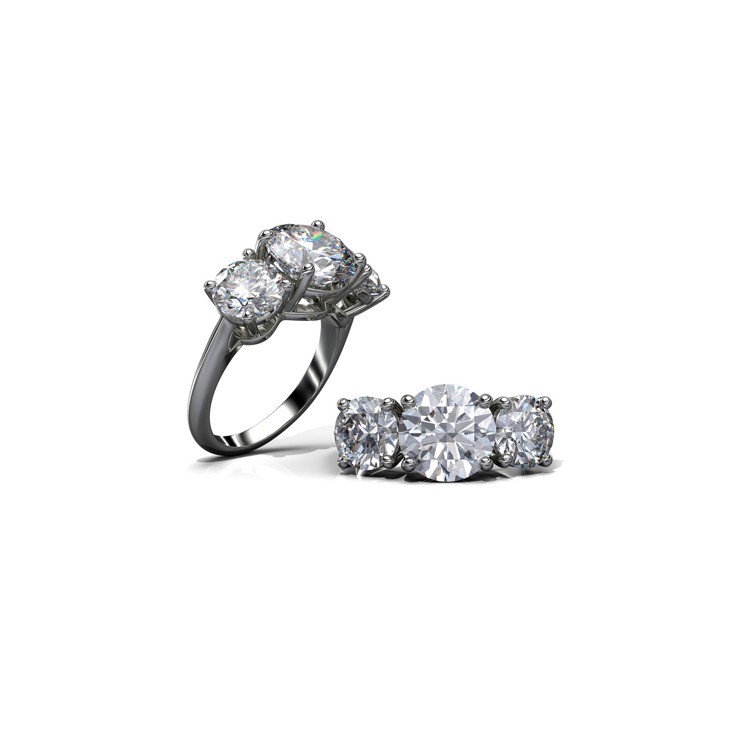 Three-Stone Engagement Ring