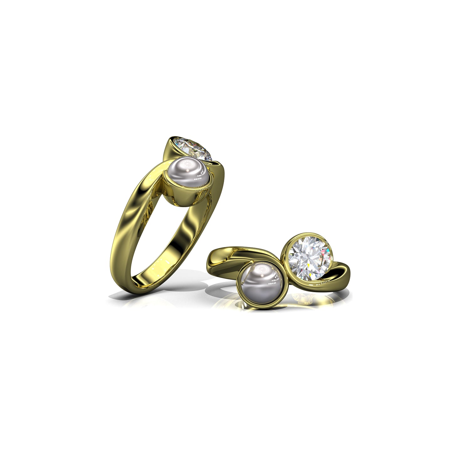 Moi et Toi Engagement Ring
