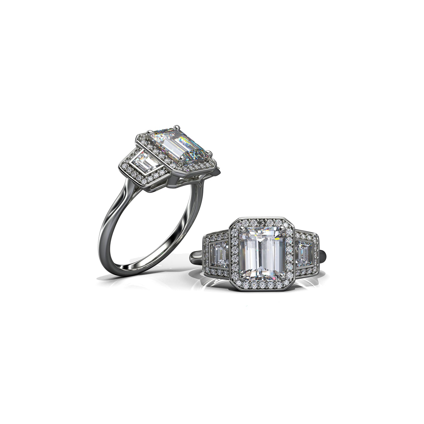 Three-Stone Engagement Ring