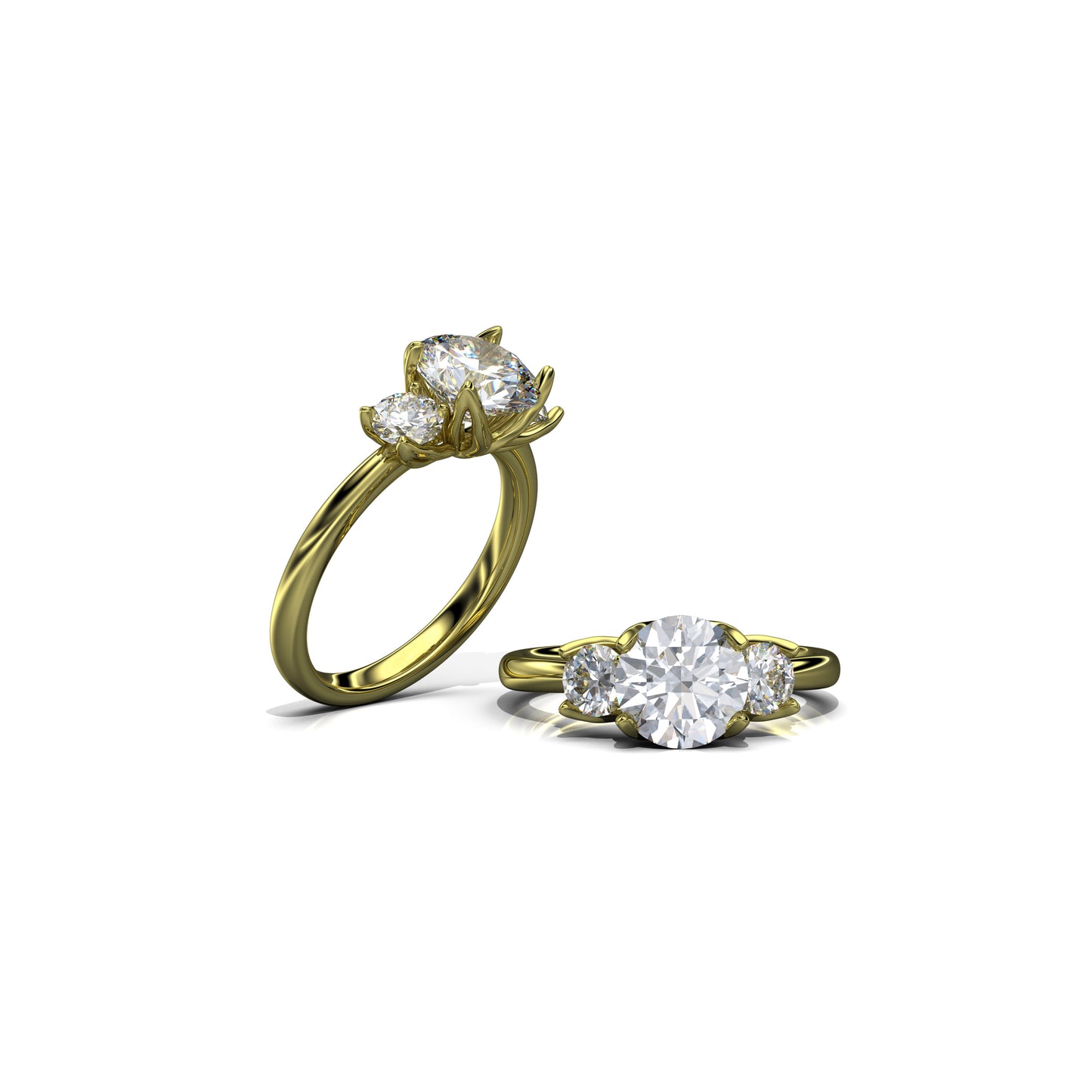 Three-Stone Engagement Ring