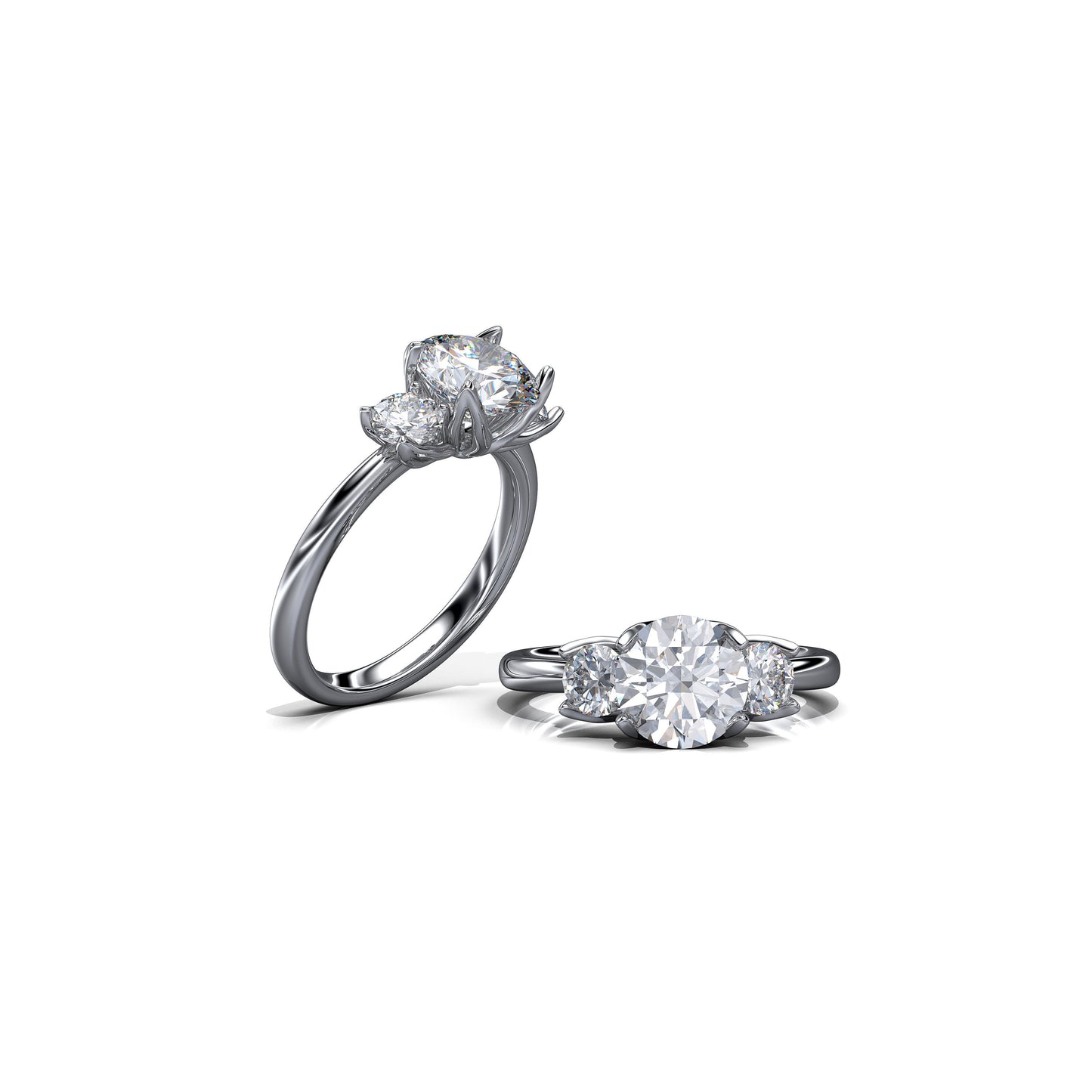 Three-Stone Engagement Ring