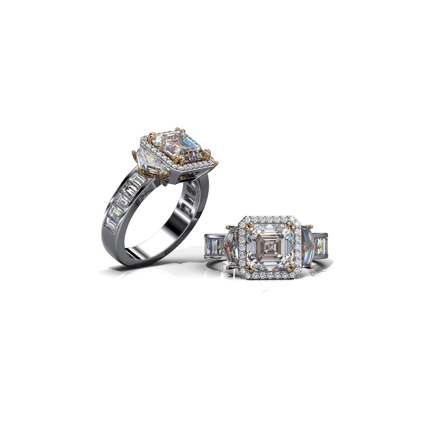 Three-Stone Engagement Ring