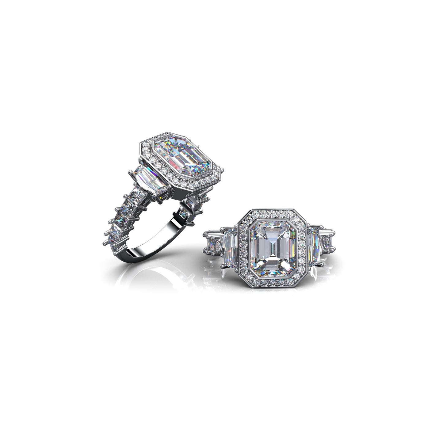 Three-Stone Engagement Ring