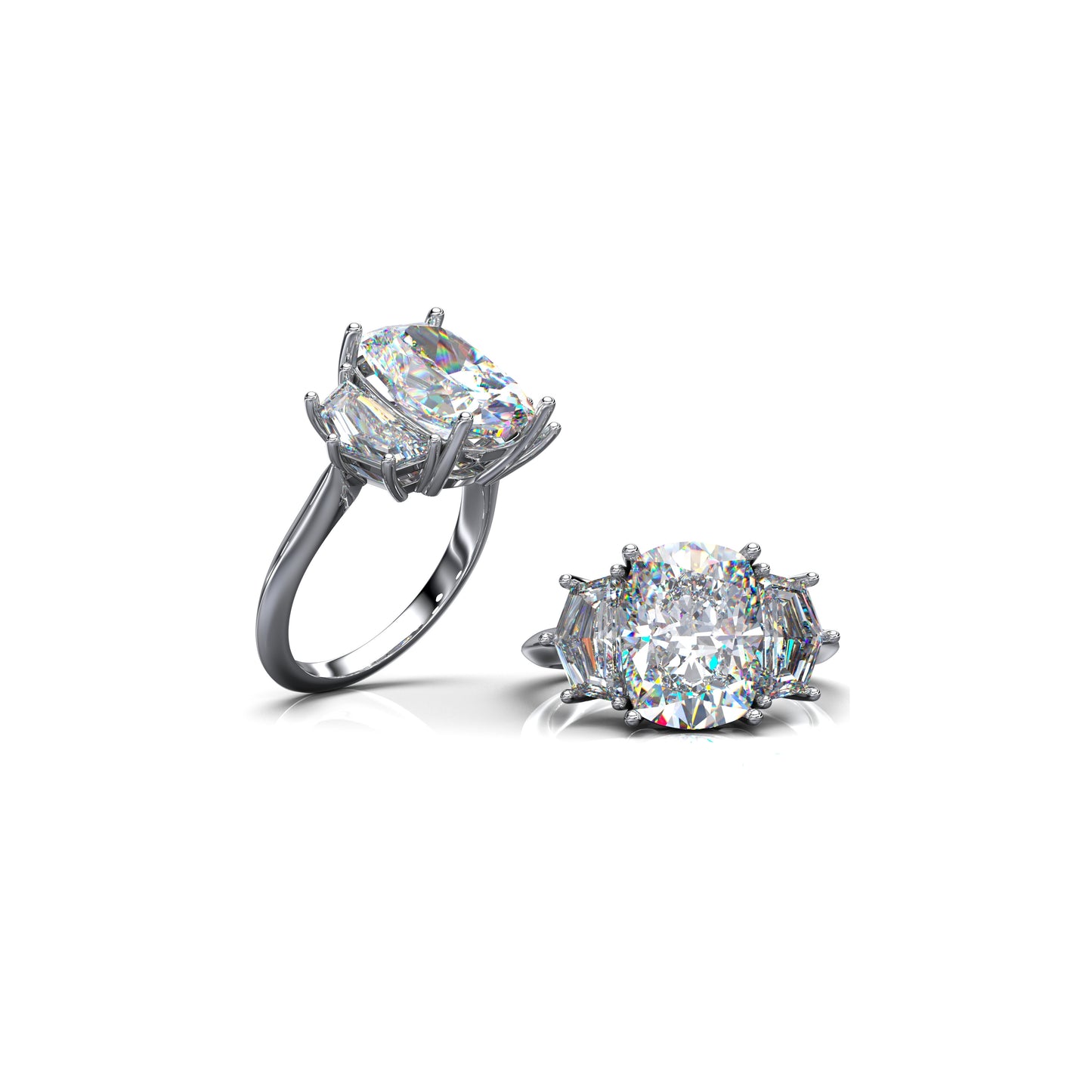 Three-Stone Engagement Ring