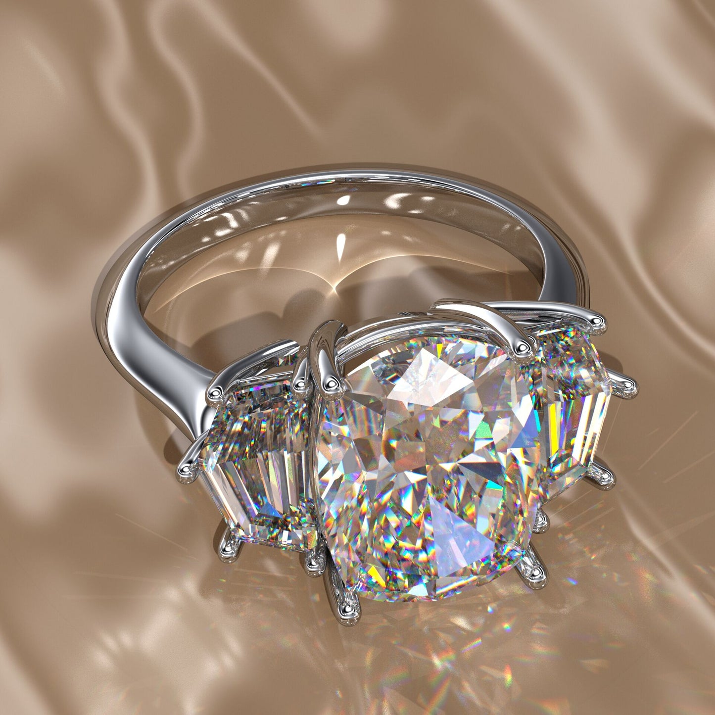 Three-Stone Engagement Ring