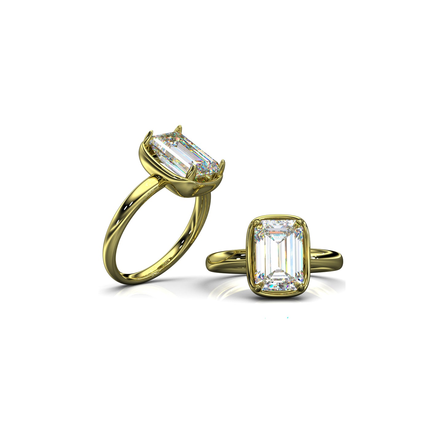 Pillow Halo Engagement Ring