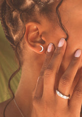 Mariposa Celestial Luna Crescent .21 ctw. Diamond Earrings