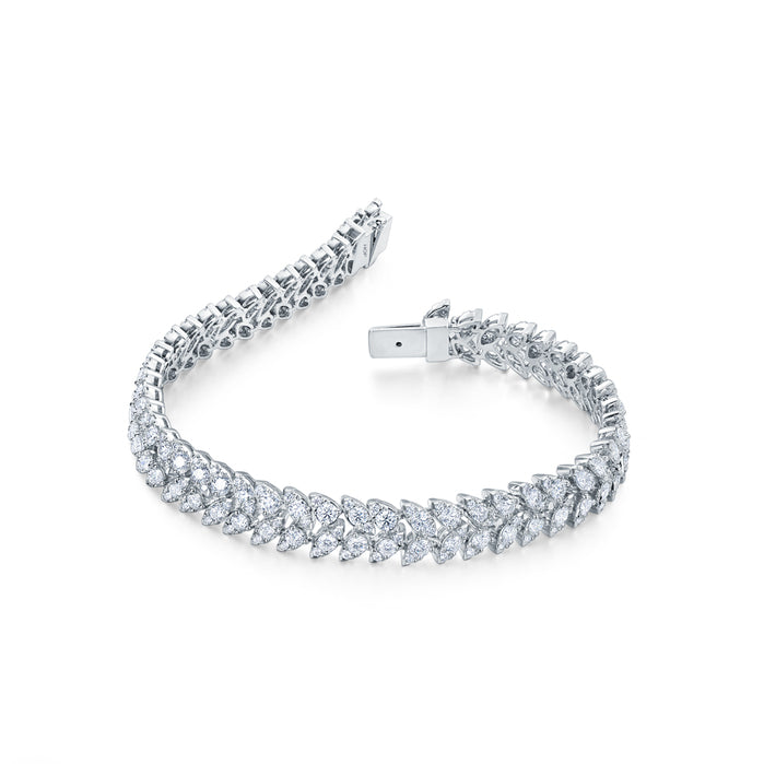 Aerial Dewdrop Double Line Bracelet