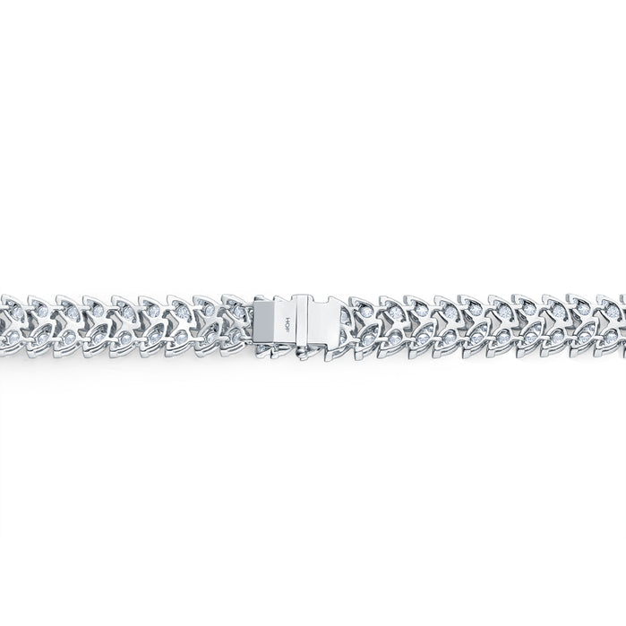 Aerial Dewdrop Double Line Bracelet