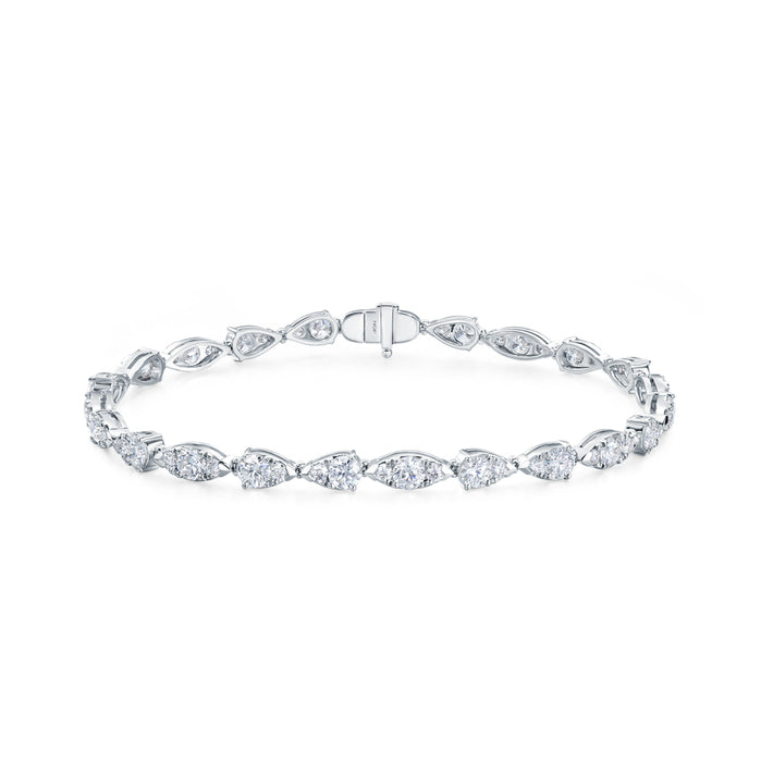 Aerial Dewdrop Line Bracelet Medium