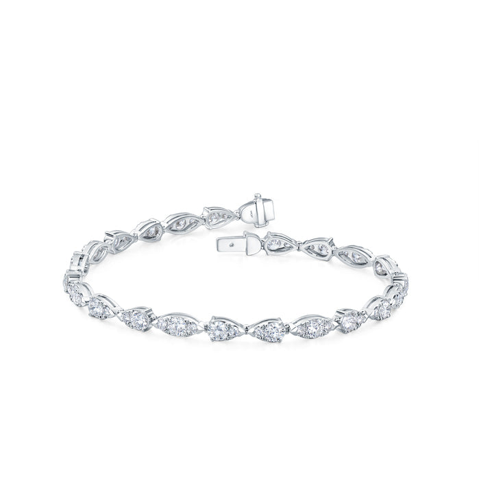 Aerial Dewdrop Line Bracelet Medium