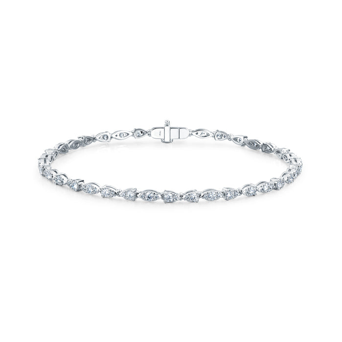 Aerial Dewdrop Line Bracelet Small