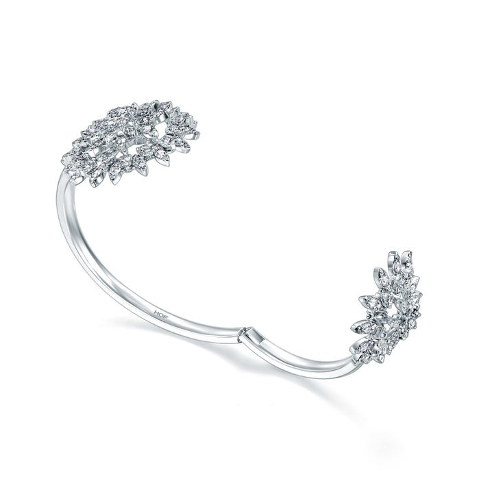 Aerial Double Sunburst Bangle