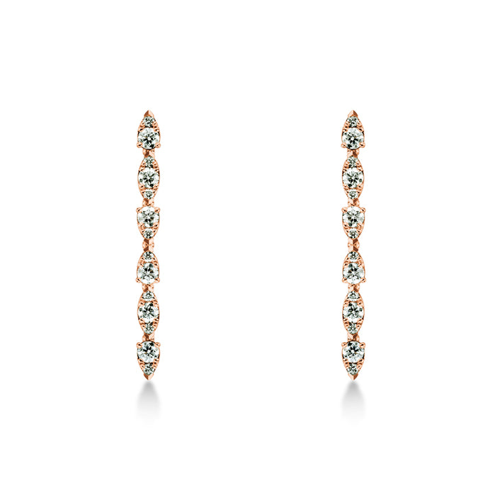 Aerial Dewdrop Stiletto Earrings