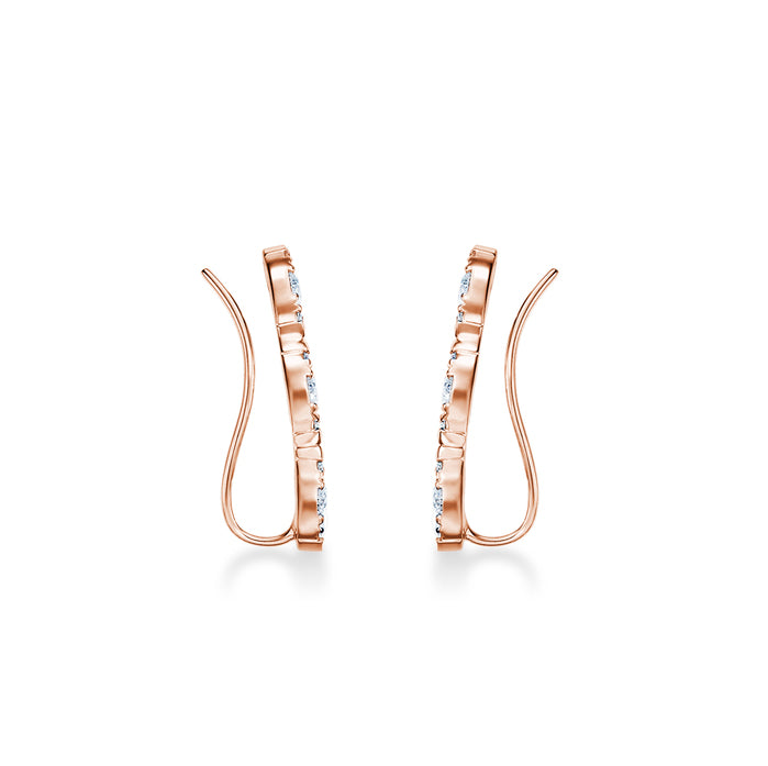 Aerial Marquise Earring Climbers