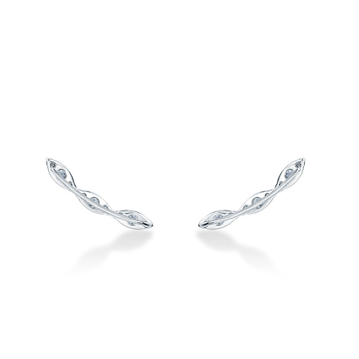 Aerial Marquise Earring Climbers