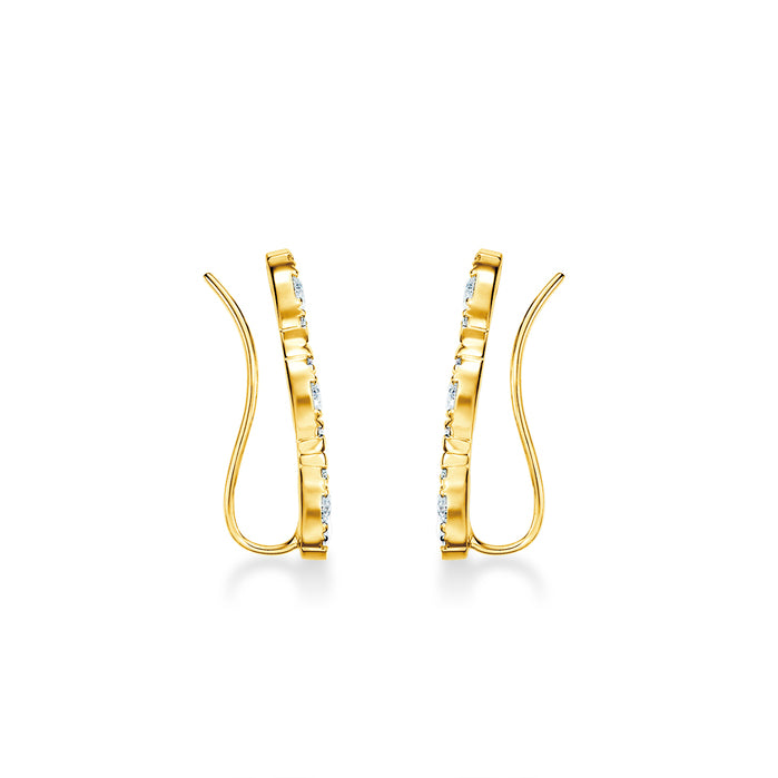 Aerial Marquise Earring Climbers