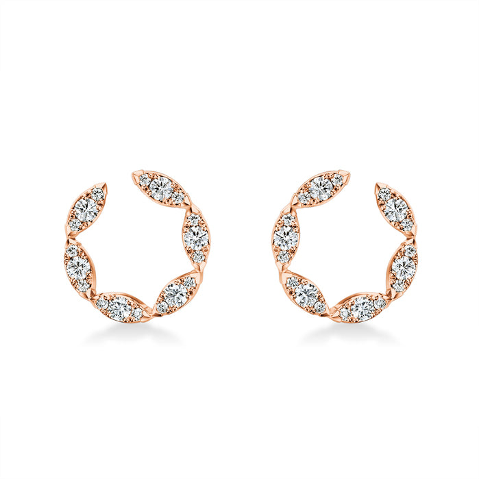 Aerial Marquise Wrap Earrings Large