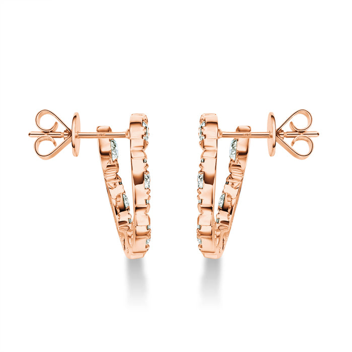 Aerial Marquise Wrap Earrings Large