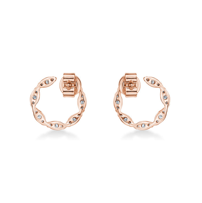 Aerial Marquise Wrap Earrings Small