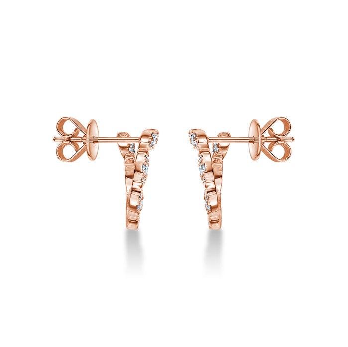 Aerial Marquise Wrap Earrings Small
