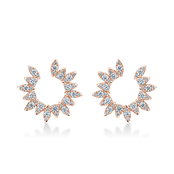 Aerial Sunburst Wrap Earring Large