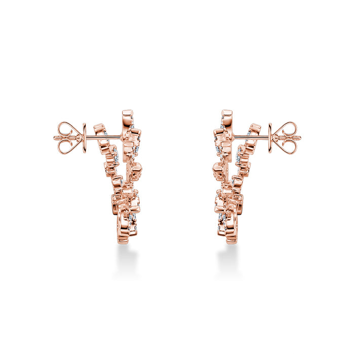 Aerial Sunburst Wrap Earring Large