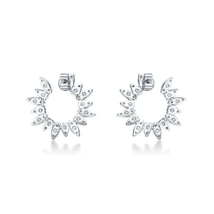 Aerial Sunburst Wrap Earring Large