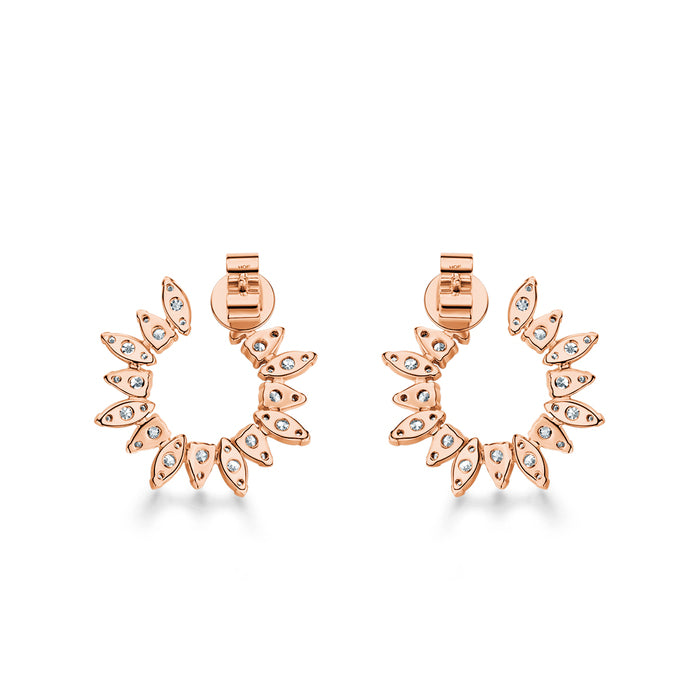 Aerial Sunburst Wrap Earring Small