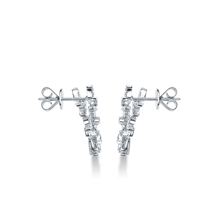 Aerial Sunburst Wrap Earring Small