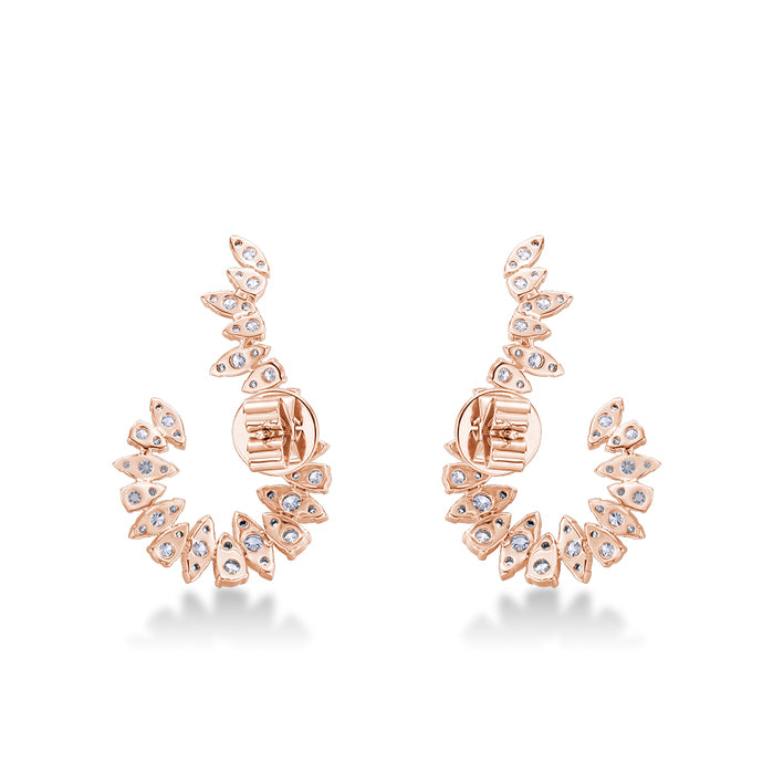 Aerial Twisted Sunburst Earrings