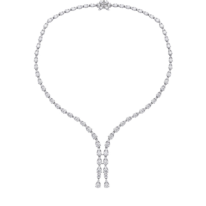 Aerial Teardrop Drop Necklace