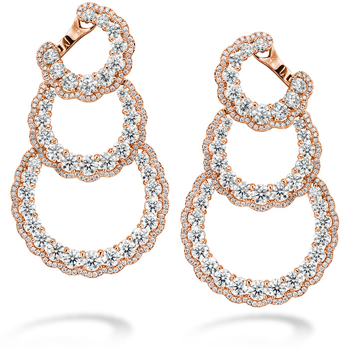 Aurora Triple Tier Hoop Earrings