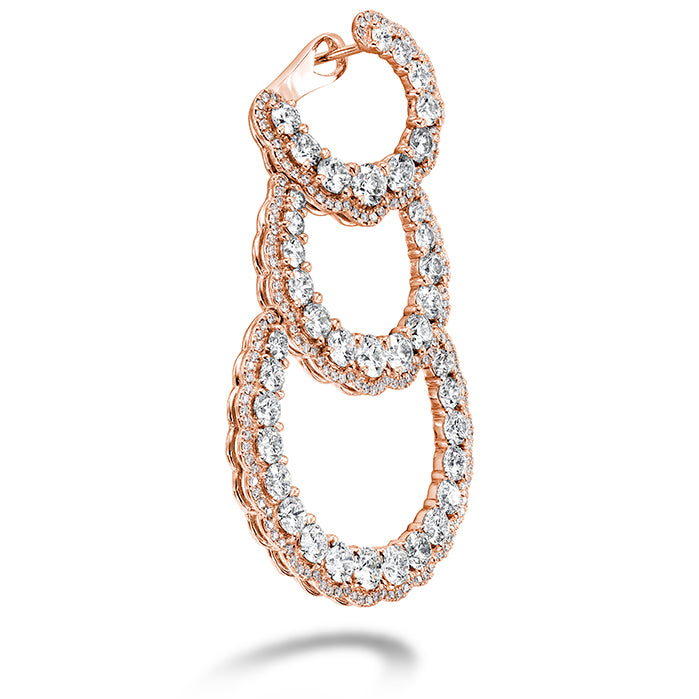 Aurora Triple Tier Hoop Earrings