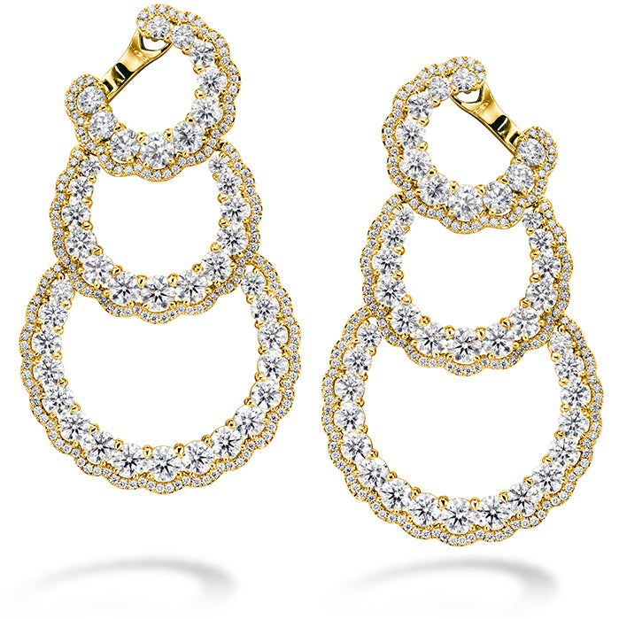 Aurora Triple Tier Hoop Earrings