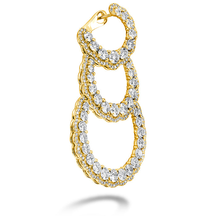 Aurora Triple Tier Hoop Earrings