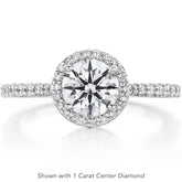 Camilla Halo Diamond Engagement Ring
