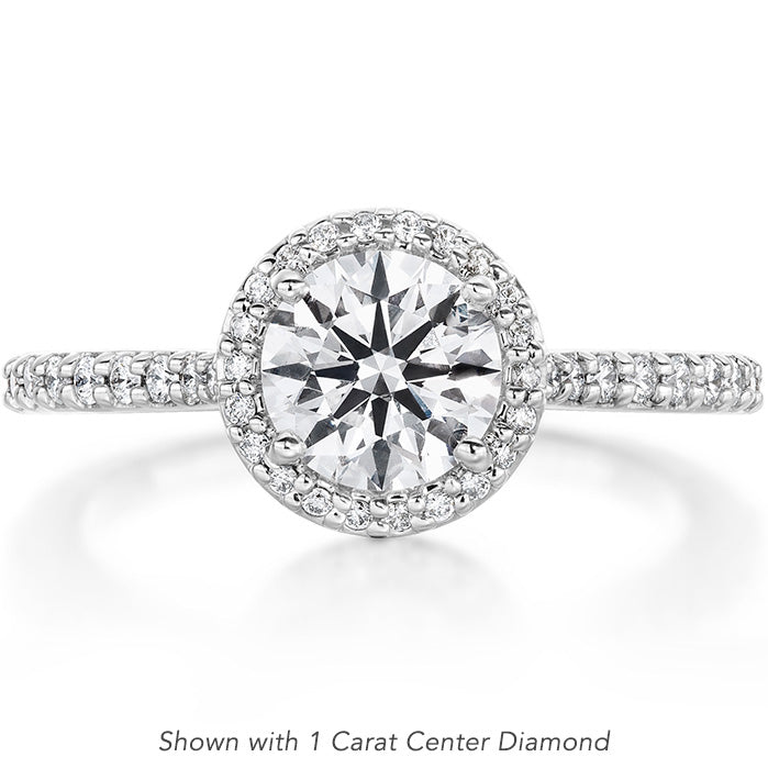 Camilla Halo Diamond Engagement Ring
