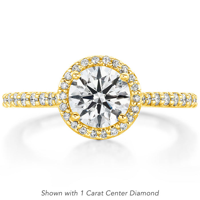 Camilla Halo Diamond Engagement Ring