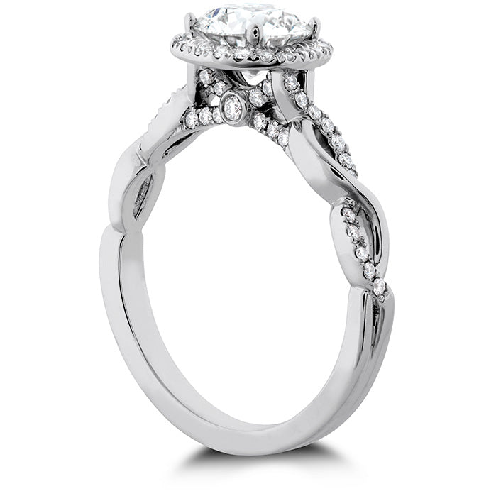 Destiny Lace HOF Halo Engagement Ring