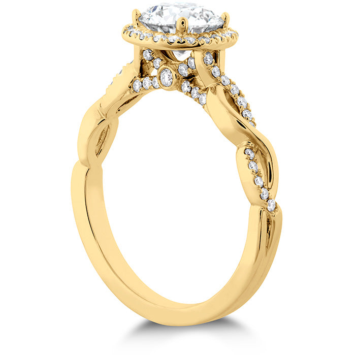 Destiny Lace HOF Halo Engagement Ring