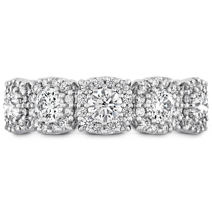 HOF Custom Halo Diamond Band