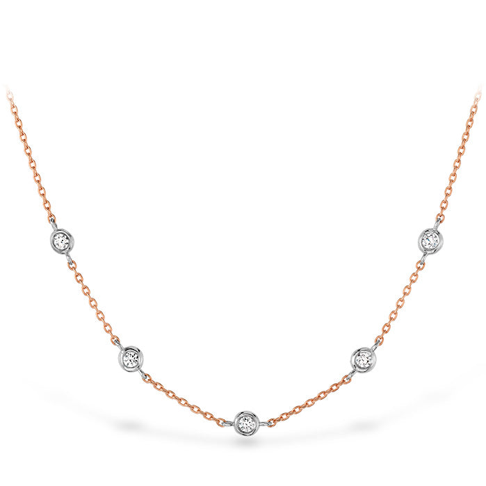 HOF Signature Off-Set Five Bezel Necklace