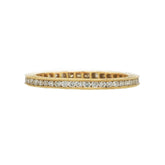 Sethi Couture Stackable Channel White Diamond Ring