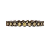 Sethi Couture Stackable Bezel Green Diamond Band