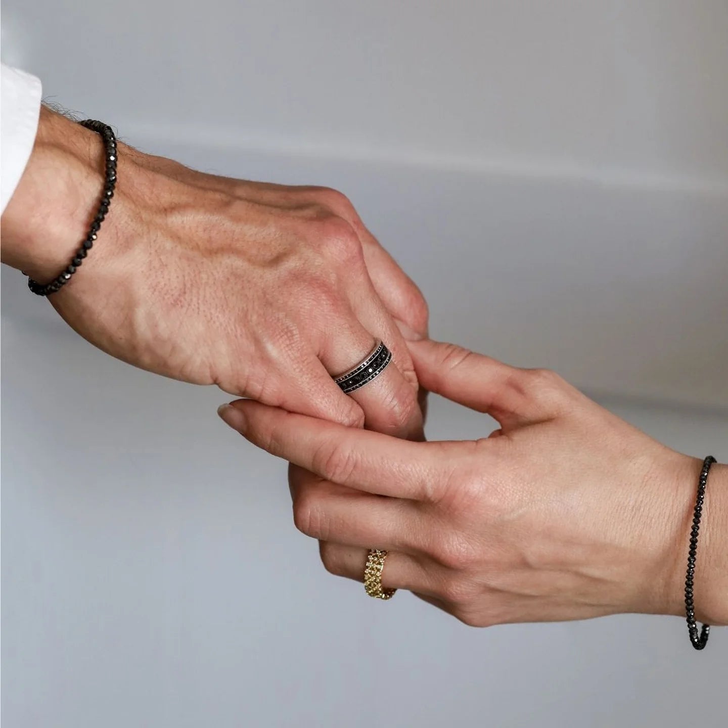 Sethi Couture Stackable Bezel Black Diamond Ring