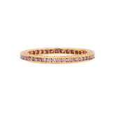 Sethi Couture Stackable Channel Pink Diamond Ring