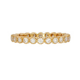 Sethi Couture Stackable Bezel White Diamond Ring