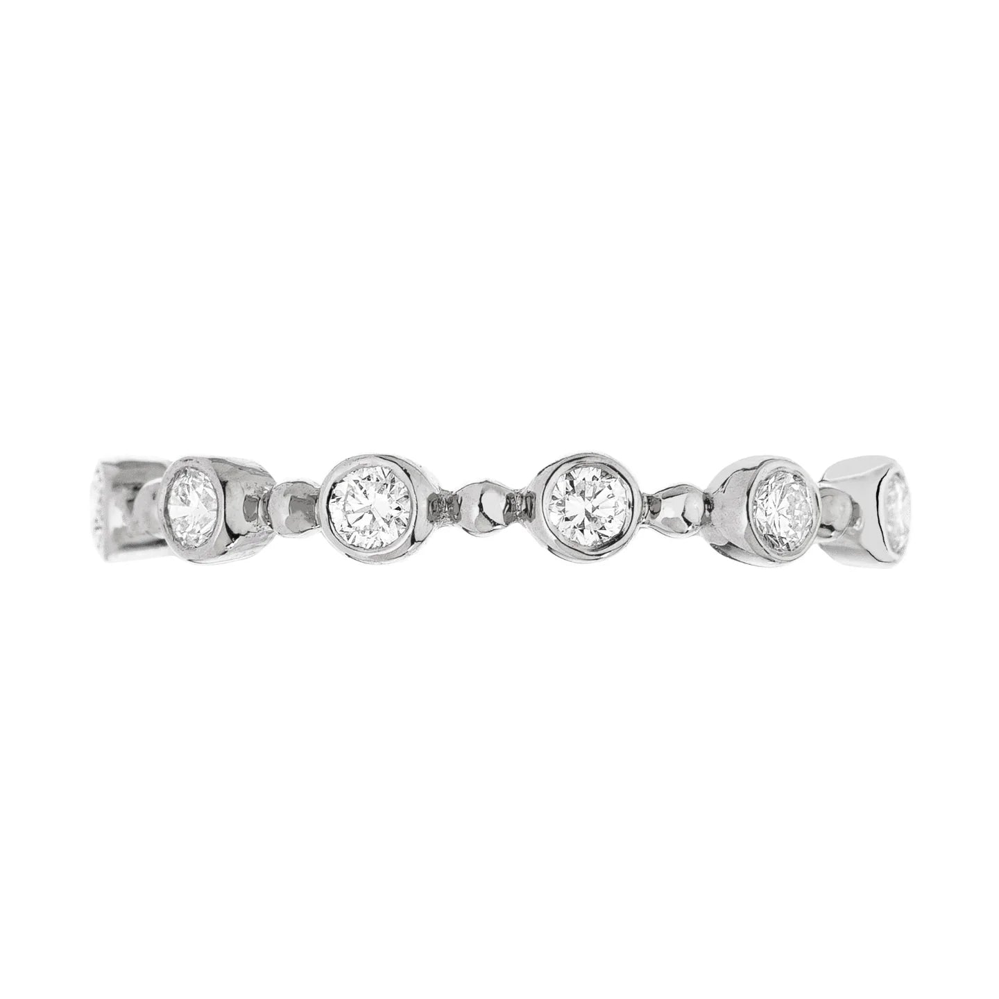 Sethi Couture Stackable Petit Bubble White Diamond Band